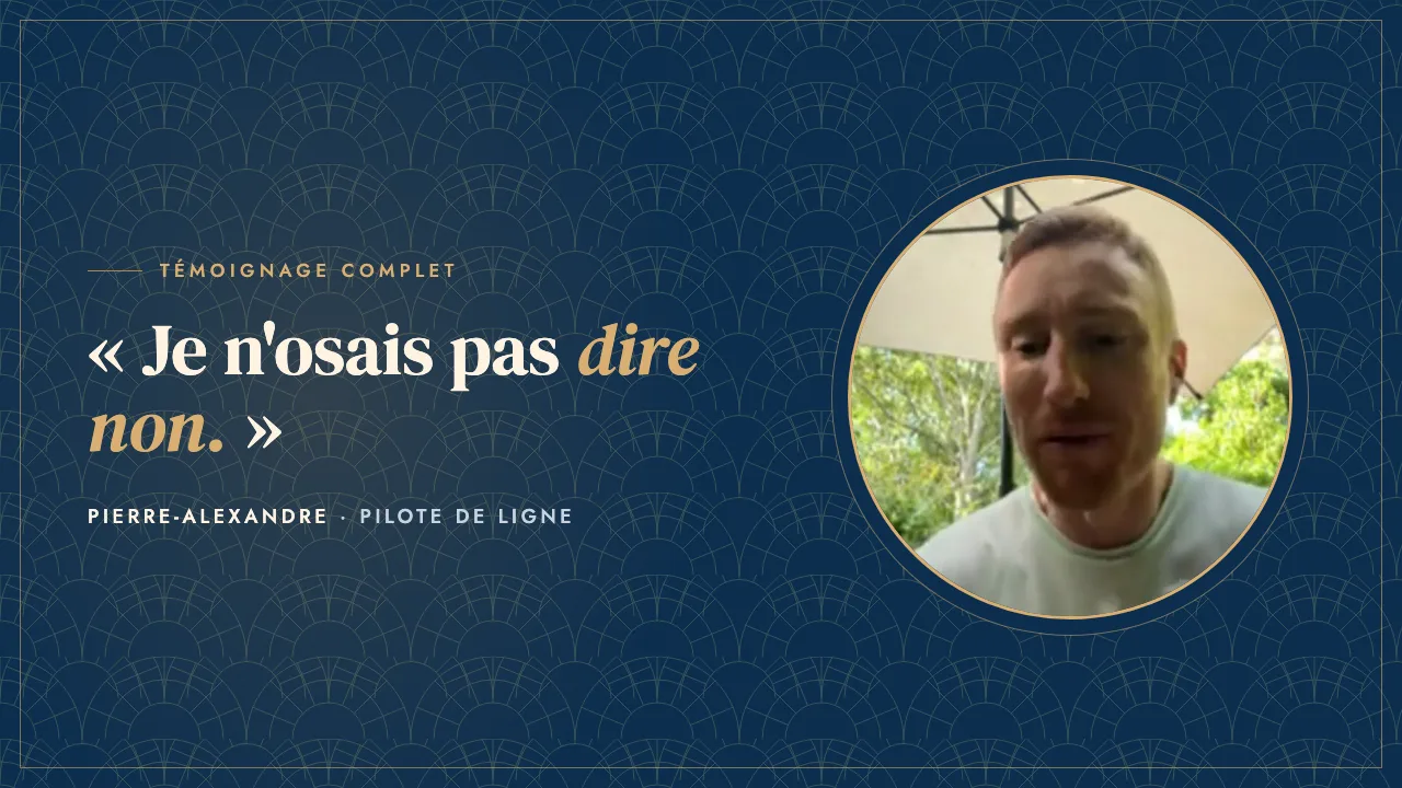 Pierre-Alexandre, pilote de ligne, témoignage vidéo